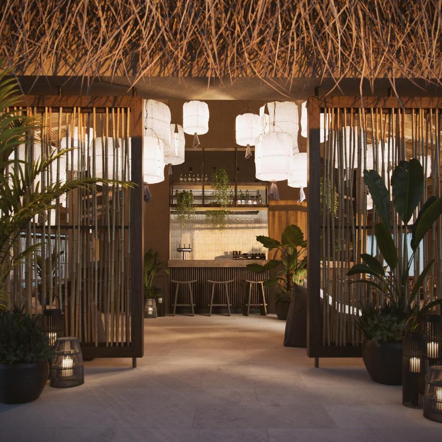 Helea Lifestyle Beach Resort Kallithea  ภายนอก รูปภาพ The interior of the restaurant