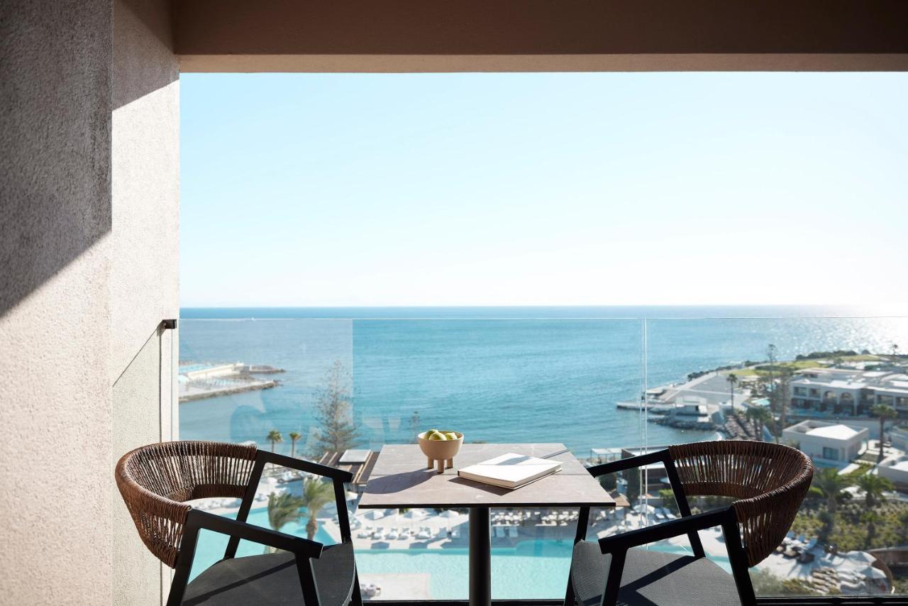 Helea Lifestyle Beach Resort Kallithea  ภายนอก รูปภาพ View from the balcony of a suite